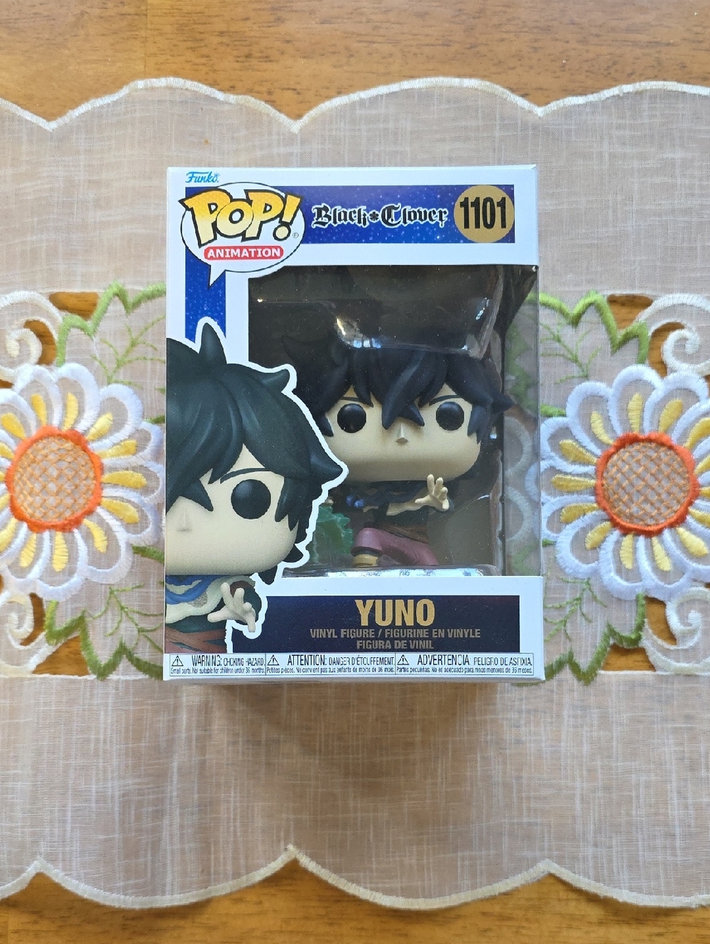 Funko Pop! Animation Black Clover Yuno Vinyl Figure - Black, Blue, Tan #1101